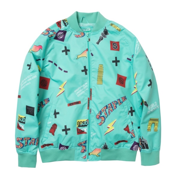 Staple Other - STAPLE World Allover Nylon Jacket (NWOT)